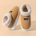 thumbnail image 3 of Mostsola Boots for Women Cozy Fuzzy Memory Foam House Slipppers Casual Indoor Slip on Shoes, 3 of 5
