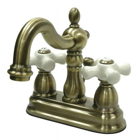 4 in. Centerset Bathroom Faucet  Antique Brass