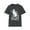 Dark Heather Grey, variant on Open Up It's The Fuzz Funny Cat Silhouette T-Shirt