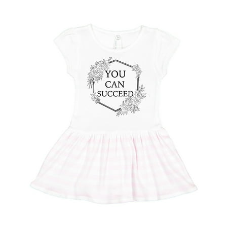 

Inktastic You Can Succeed Gift Toddler Girl Dress