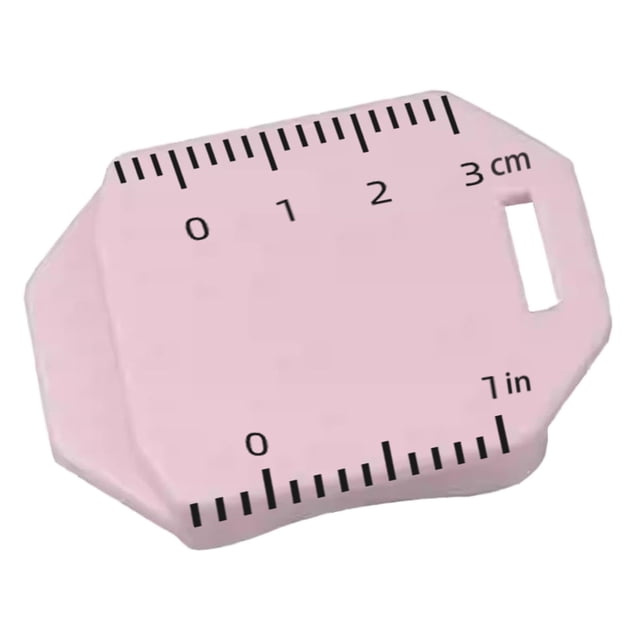 Measuring Tools Seam for Sewing Machines Multifunction Tool with Polygonal Gauge and Hemmer Scale for Precise Stitching and Seam Alignment