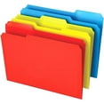 thumbnail image 4 of Office Depot® Brand Poly File Folders, Letter Size, 1/3 Cut, Assorted Colors, Pack Of 12, 4 of 4