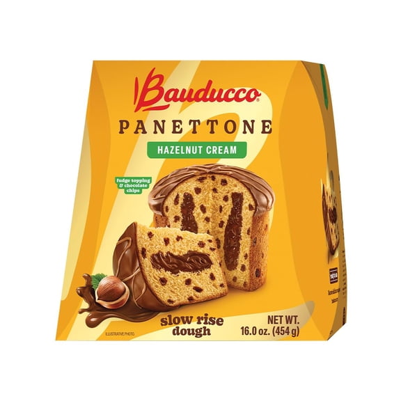 Bauducco Panettone Hazelnut Cream, 16oz Box