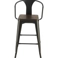 thumbnail image 3 of Rustic Dark Elm Seat / Suitable for Industrial-themed Dining, 3 of 6