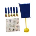 thumbnail image 3 of Bolsas de frijoles Regalos de juego de juego Cornhole Juego para carnaval en interiores al aire libre azul, 3 of 8