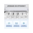 thumbnail image 2 of Nugget Ice Maker Countertop, Self-Cleaning Ice Maker With Ice Basket & Scoop, 26Lbs/24H, 9 Ice Cubes Ready In 6 Mins, Chewable Ice Maker Mach, 2 of 4