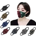 thumbnail image 3 of VONKY Unisex Rhinestone Cotton Face Mask Women Men Night Club Party Shining Rhinestone Mouth Mask, 3 of 6