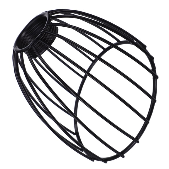 LIFKOME Black Metal Pendant Lamp Shade Decorative Industrial Wire Cage Light Cover Durable Iron Lampshade for Home
