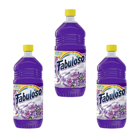 3 pack bottles  Fabuloso Lavender Multi Purpose Cleaner (28FLOZ x 2)