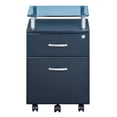 thumbnail image 2 of Scranton & Co 2 Drawer Wood Mobile File Cabinet in Graphite, 2 of 4