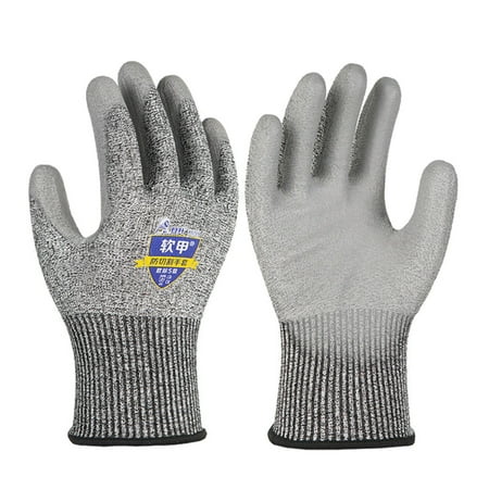 

Frcolor 1 Pair Cut Resistant Glove Protective Glove Anti-cutting Protective Labor Gloves