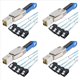 thumbnail image 1 of 4X Mini SAS HD SFF-8644 una 4 X 7Pin Cable de Disco Duro Servidor de 12 Gbps Disco Duro Externo Cable de Alta Velocidad 3,33 Pies / 1M, 1 of 5