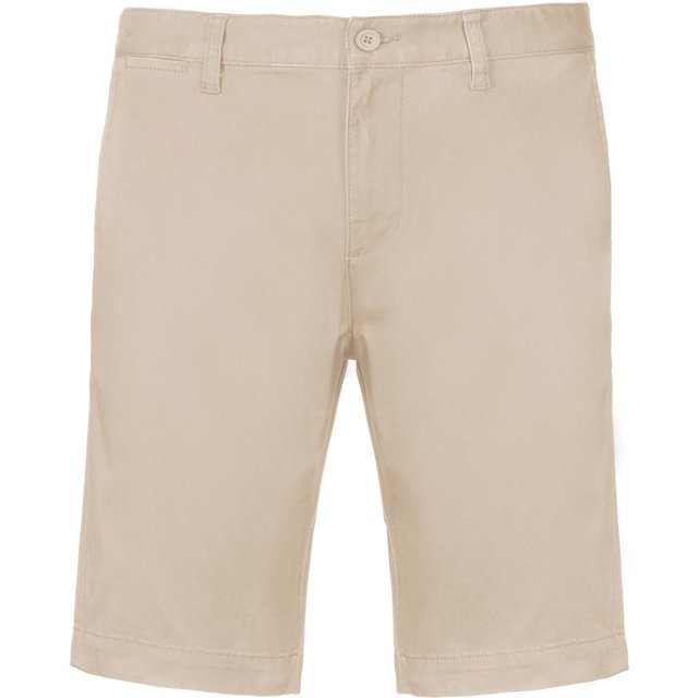 Kariban - Pantalón corto chino Bermuda para chico hombre (Beige)