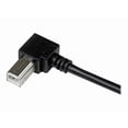 thumbnail image 5 of StarTech.com 3m USB 2.0 A to Right Angle B Cable Cord - 3 m USB Printer Cable - Right Angle USB B Cable - 1x USB A (M), 1x USB B (M) (USBAB3MR) - USB cable - USB Type B (M) to USB (M) - USB 2.0 - 10 ft - 90�� connector - black, 5 of 5