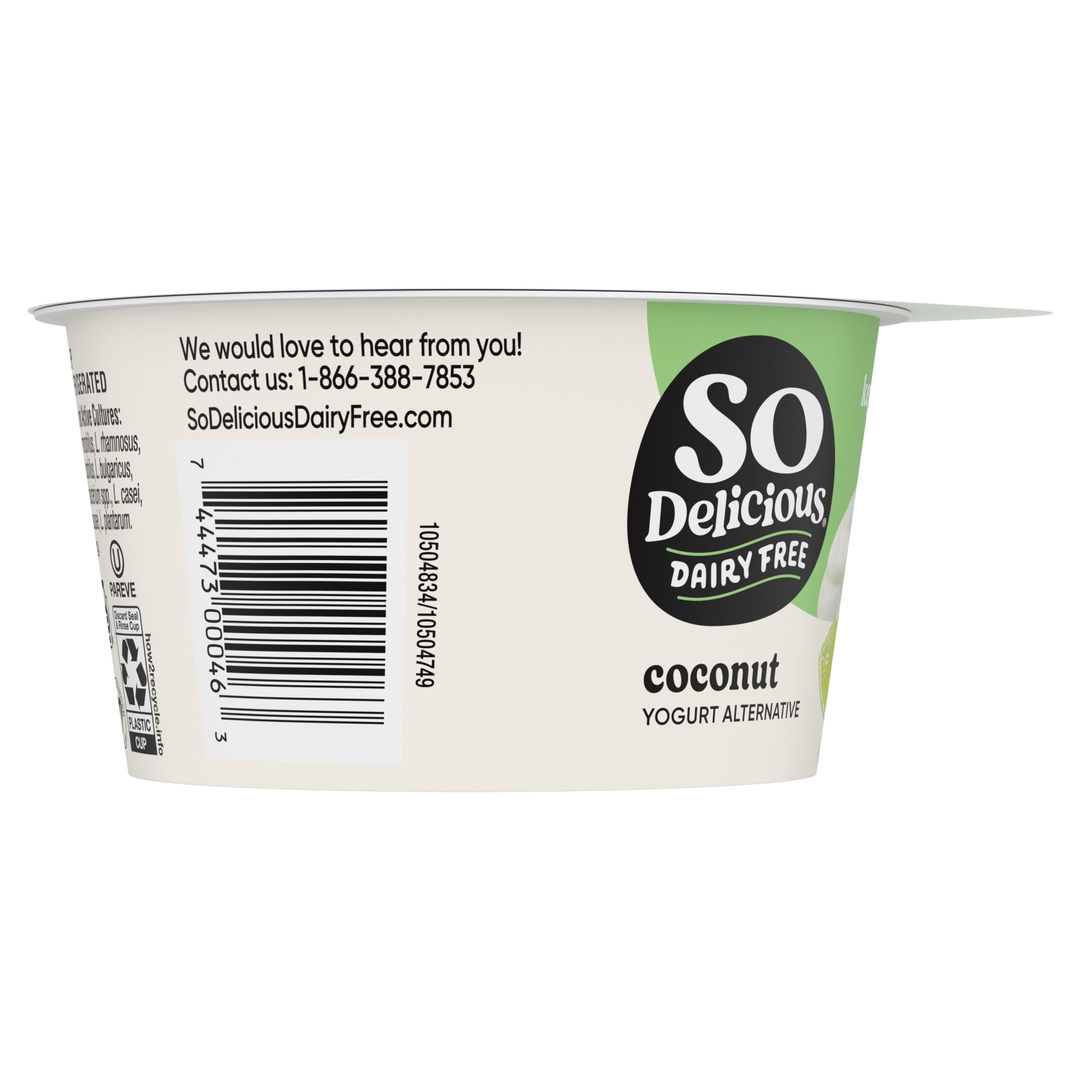 So Delicious Vegan, Dairy Free Key Lime Coconut Yogurt Alternative