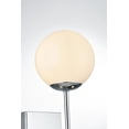 thumbnail image 6 of Neri 2 lights black and brass and white glass wall sconce, 6 of 7