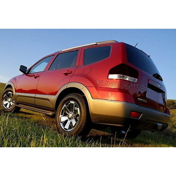For KIA Borrego Mohave Tinted Smoked Taillamps Taillights Overlays Film Protection