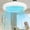 Blue, variant on JLFNYA Portable FanE27 Ceiling Fan With Lights Enclosed Low Fan Light Ceiling Light With Fan Hidden Electric Fan Delier Gimbal White Light