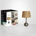 thumbnail image 3 of Xtricity - Touch Table Lamp with 3 Intensity Levels, 10.23 '' x 15.74 '', From the Adrien Collection, Brown, 3 of 3