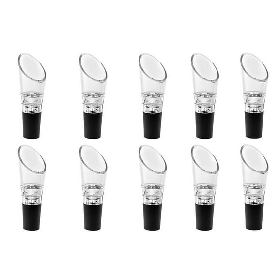 10 Pack Wine Aerator Pourer,Spout Bottle Stopper Decanter Pourer Aerating Quick Spout