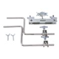 thumbnail image 1 of Pince d'Extension pour Tambour Support de Cloche pour Instrument de Musique Cymbale 2 Têtes, 1 of 7