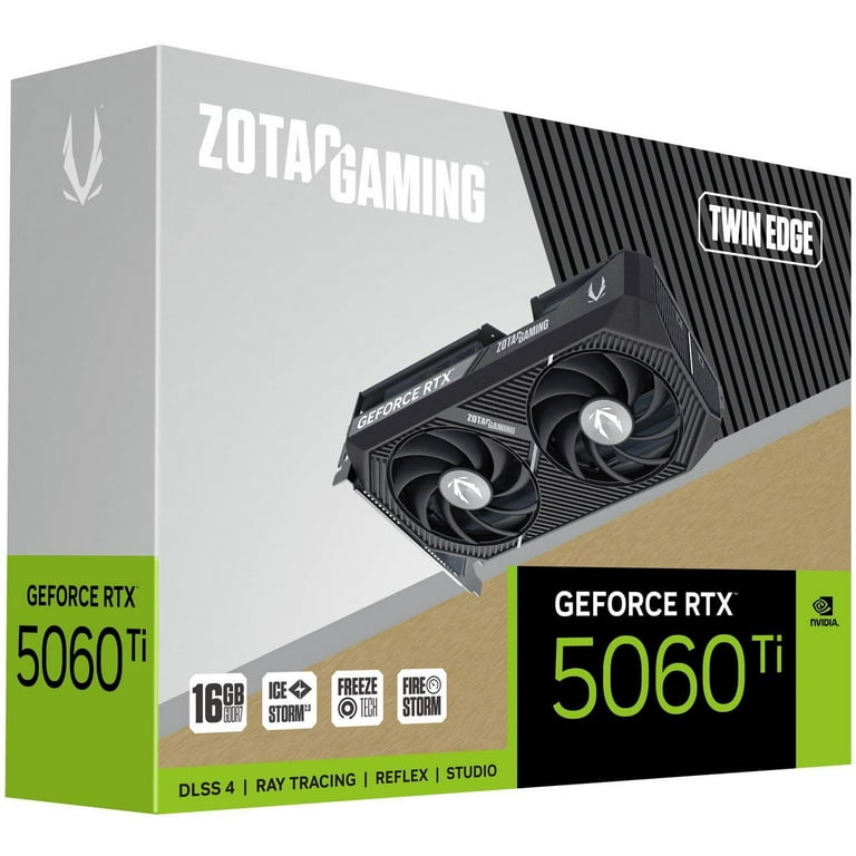 ZOTAC GAMING GeForce RTX 5060 Ti 16GB Twin Edge - Walmart.com