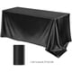 thumbnail image 3 of Mantel de satén, mantel para banquetes, brillante, color liso, para bodas y eventos en hoteles, resistente, plegable, 100% poliéster, para salón de banquetes,Wsvlmg, 3 of 9
