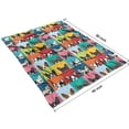 thumbnail image 4 of Boston Terrier Blanket,Comfortable Soft Lamb Wool Throw Blanket,All Season,Warm Lightweight Blankets for Sofa Bed Couch Living Room Chair,60"x80", 4 of 4