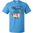 thumbnail image 3 of Inktastic Blessed to Be a Gigi with Pink Flowers T-Shirt, 3 of 5