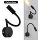 thumbnail image 4 of 2 Piezas Lámpara de Noche LED Lámpara de Pared Negra Luz de Lectura Lámpara de Pared de Noche para Lectura Lámpara LED Luz de Lectura de Pared Moderna Dormitorio con Interruptor, 4 of 5