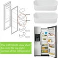 thumbnail image 4 of 240356401 Reemplazo de compartimento para estante de puerta de refrigerador, compatible con FRS6HR5JW0, FFHS2622MBMA, FRS26RLECSR, compartimento superior de la puerta, 4 of 6