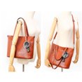 thumbnail image 4 of 3PCS Women Tote Bag Set Minimalist Top Handle Bag Shoulder Purse with Key Case, 4 of 10