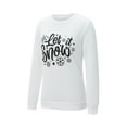 thumbnail image 2 of Michellecmm Family Matching Christmas Sweatshirt Parent-child Long Sleeve Crewneck Letter Print Pullover, 2 of 9