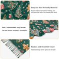thumbnail image 5 of FORMRS Womens Scarf Winter Soft Long Big Warm Shawls Wrap Tassel Scarves, Green Christmas Gingerbread, 5 of 9