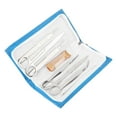 thumbnail image 1 of Ensemble de 7 Pcs en Acier Inoxydable pour Dissection Kit de Dissection Outils de Laboratoire pour Étudiants en Biologie, 1 of 1