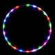 thumbnail image 1 of 2026 Multicolor LED Hula Hoop - Auto-Color Changing RGB Lights, USB Rechargeable & Music Sync for Dance Fitness Gym (Durable ABS), 1 of 5