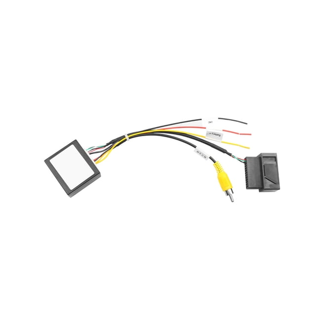 sweethay Adaptador de cámara de visión trasera para coches profesionales, convertidor pequeño de ajuste alto, arnés decodificador, piezas de Trazadores de navegación