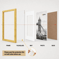 thumbnail image 4 of FungYuan 16x24 Gold Picture Frames Set of 3, Matted to 12x18 Wall Poster Frames for Photos, Prints, Artwork and Gallery Wall Decor, 4 of 9