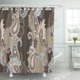 thumbnail image 1 of Cortina de Ducha ABPHQTO Patrón de Paisley en Marrón Beige Melocotón 152x180 cm, 1 of 2