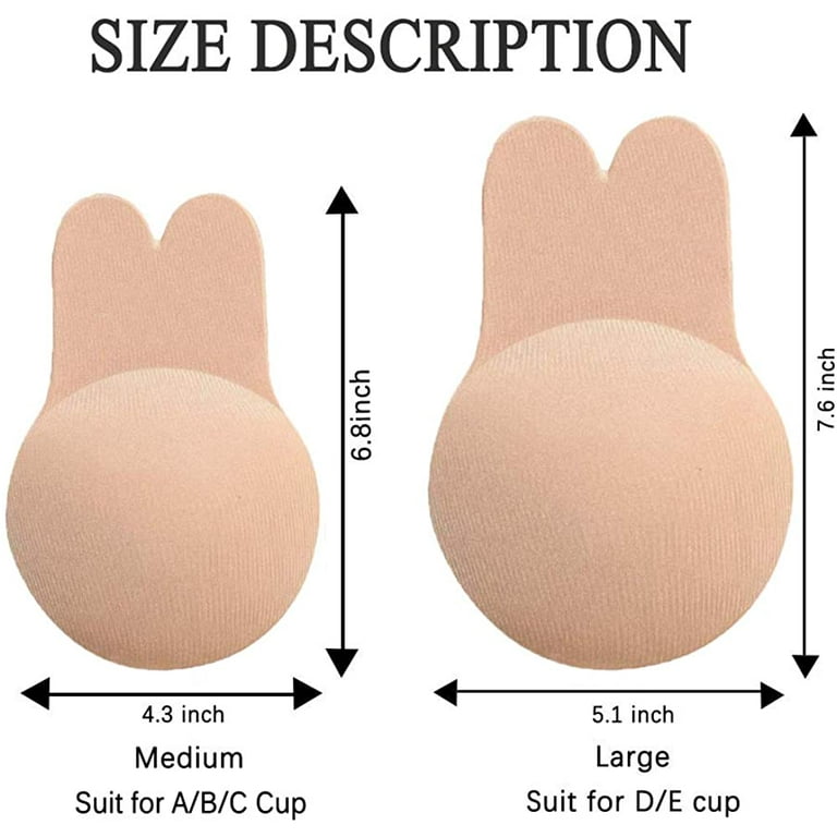  GTETKDE Strapless Backless Invisible Sticky Bra for Women,  Breast Lift Tape Reusable Push Up Adhesive Bra Lift up Nipple Covers  2M(047NudeBlack) : Clothing, Shoes & Jewelry