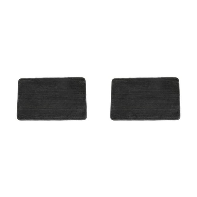 Wosthever Alfombrilla de baño y duradera de poliéster Experiencia de lujo y comodidad cada vez que sale de la ducha gris oscuro 40*60CM gris oscuro 40*60 CM 2piezas