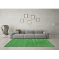 thumbnail image 3 of Ahgly Company Indoor Square Abstract Emerald Green Contemporary Area Rugs, 7' Square, 3 of 4