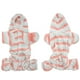 thumbnail image 2 of Polar Coral claro rojo raya verde Otoño Invierno cuatro pies sudaderas con capucha para mascotas ropa pijamas cálidos ropa para perros gatos, 2 of 5