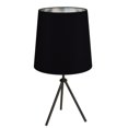thumbnail image 1 of 1 Light 3 Leg Drum Table Fixture w/BK-SV Shd, 1 of 1