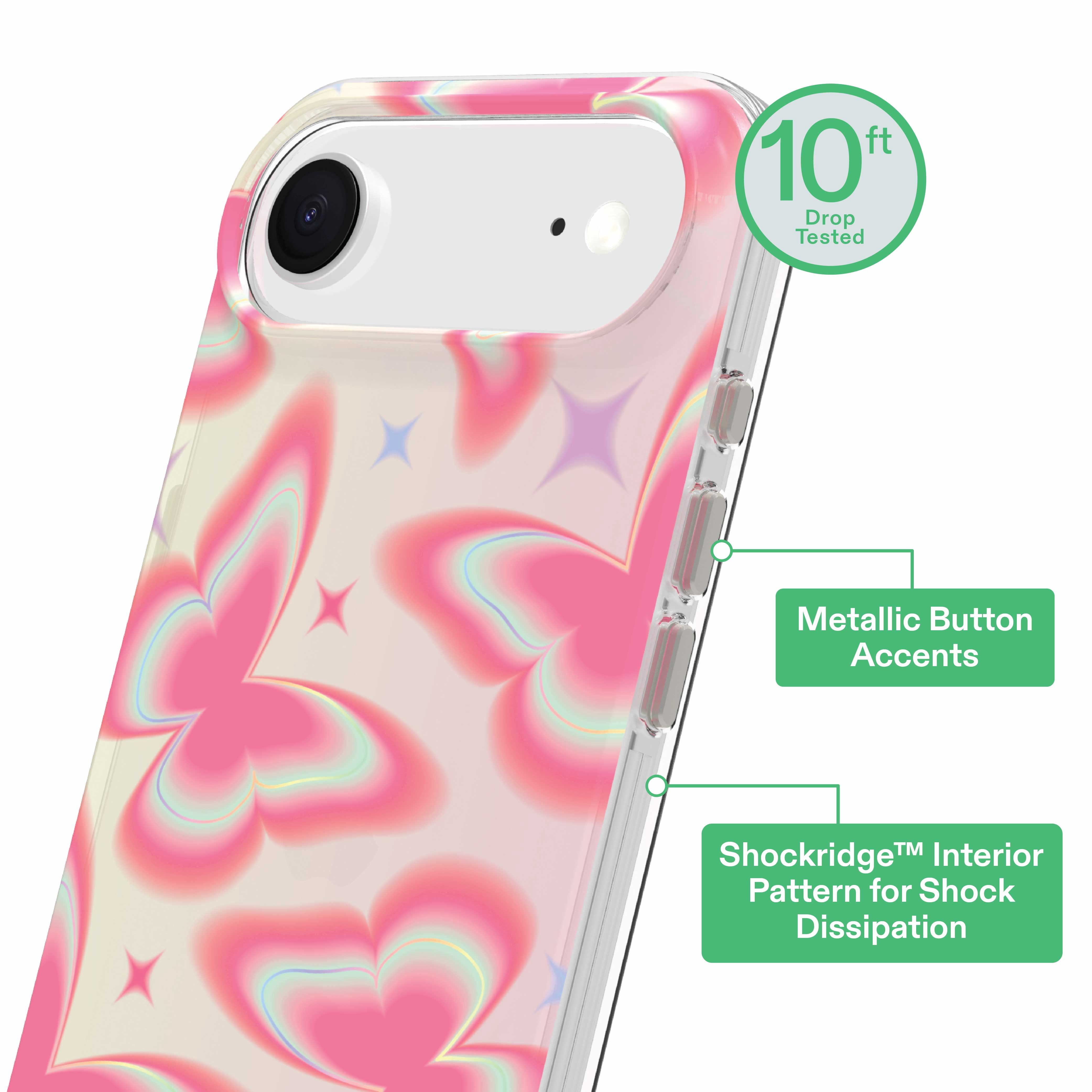 onn Retro Butterfly Phone Case for iPhone Air