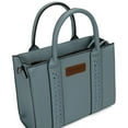 thumbnail image 6 of Wrangler Purse Medium Tote Bags for Women with Card Holder Wallet Designer Satchel Top-handle Handbags, Classic-Jean, 6 of 7