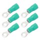 thumbnail image 2 of Conector de terminal de crimpado de cables, 100 piezas, conector de cable de anillo preaislado, terminales de crimpado eléctricos, elegantes y modernos, 2 of 12