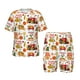 thumbnail image 1 of Balery Fall Farm Pumpkin Conjunto de Pijama Infantil de Manga Corta con Estampado – Ropa de Dormir de Algodón Suave-3X-Large, 1 of 6