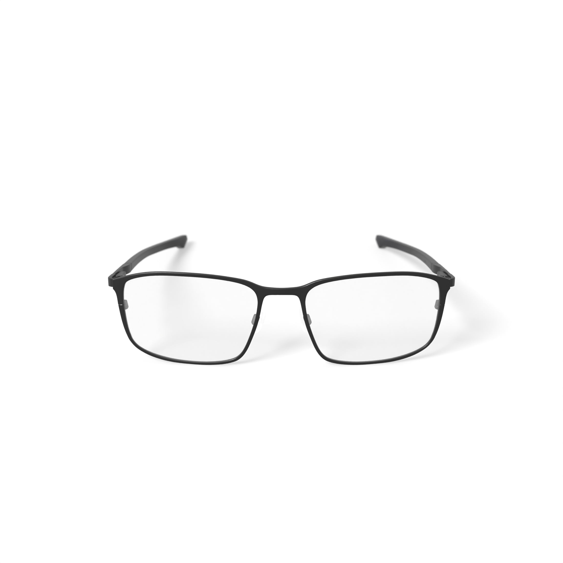 Walmart Men's MC001 James Square Prescription Eyeglasses with Case, Matte Black
