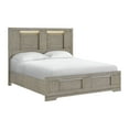 thumbnail image 3 of Picket House Furnishings Argo King Panel 3PC Bedroom Set with LED in Gray, 3 of 17